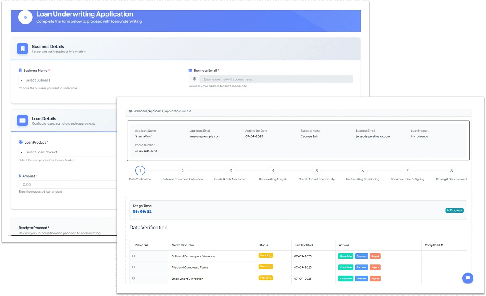 Official PaySoko Finance Underwriting screen
